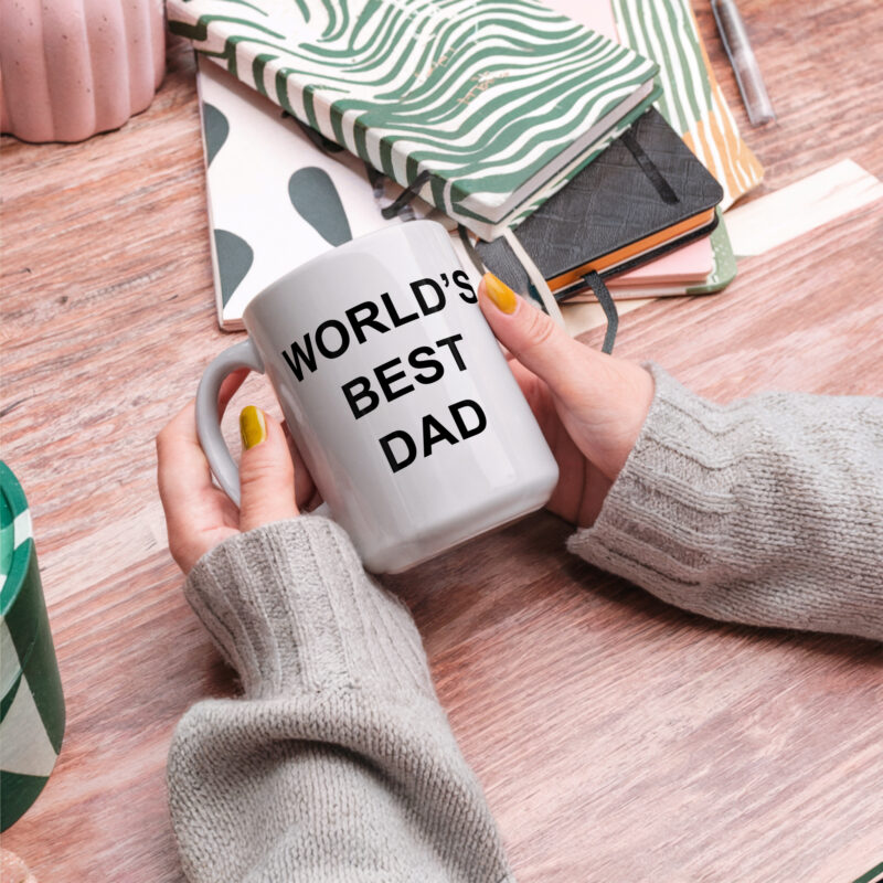 Kubek dla Taty WORLD'S BEST DAD - obrazek 2