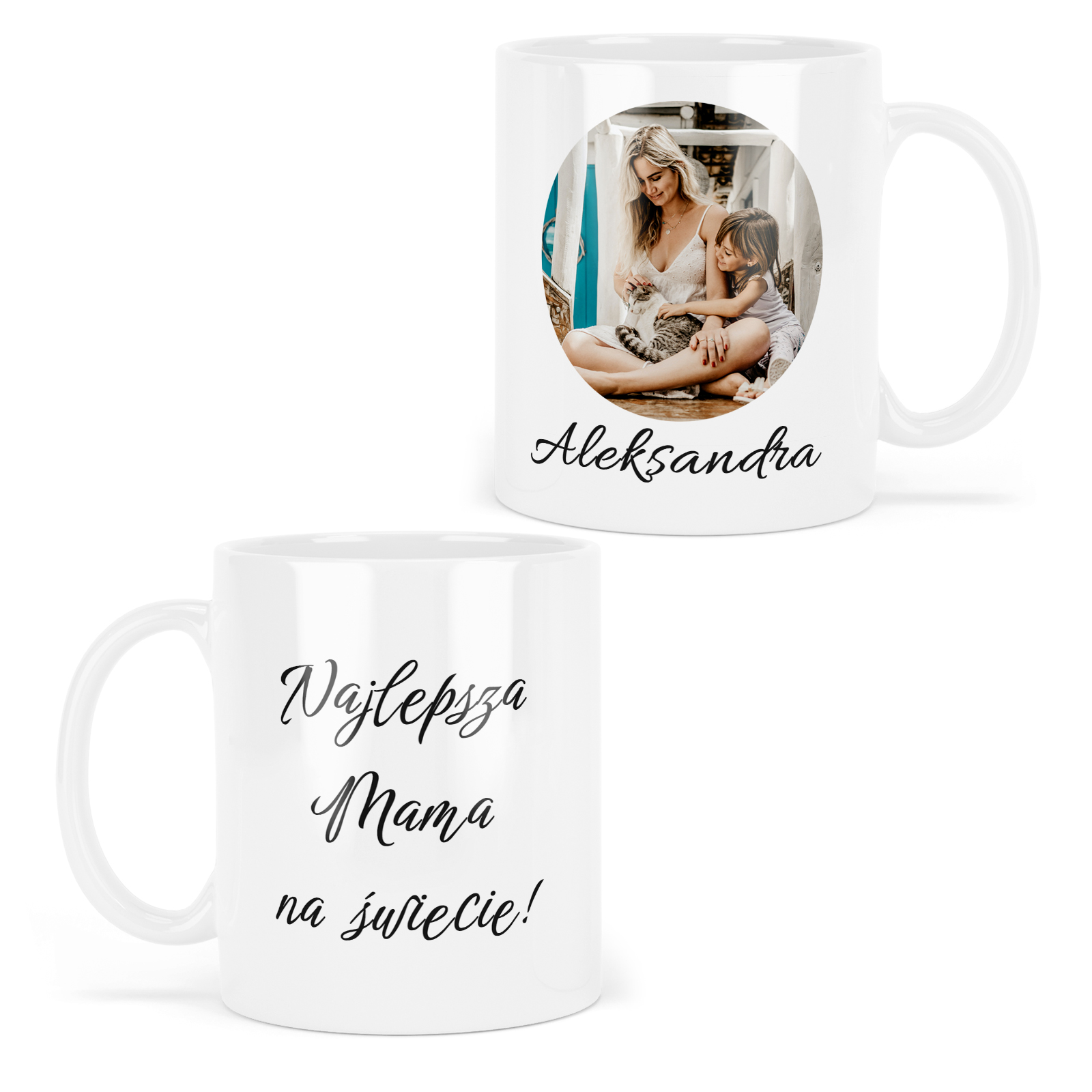 Kubek z Imieniem Prezent DLA MAMY z Własnym Zdjęciem Nadrukiem
